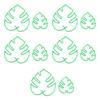 10PCS Plant Stem Support Plastic Reusable Strong Leaf Plant Support for Flowers Herbs Vegetables