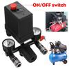 220V/380V Control Switch 0-180 Psi 3500L/min Pressure Air Pump Control Valve 7.25-125 PSI + Gauge Regulator Duty Air Compressor Pump