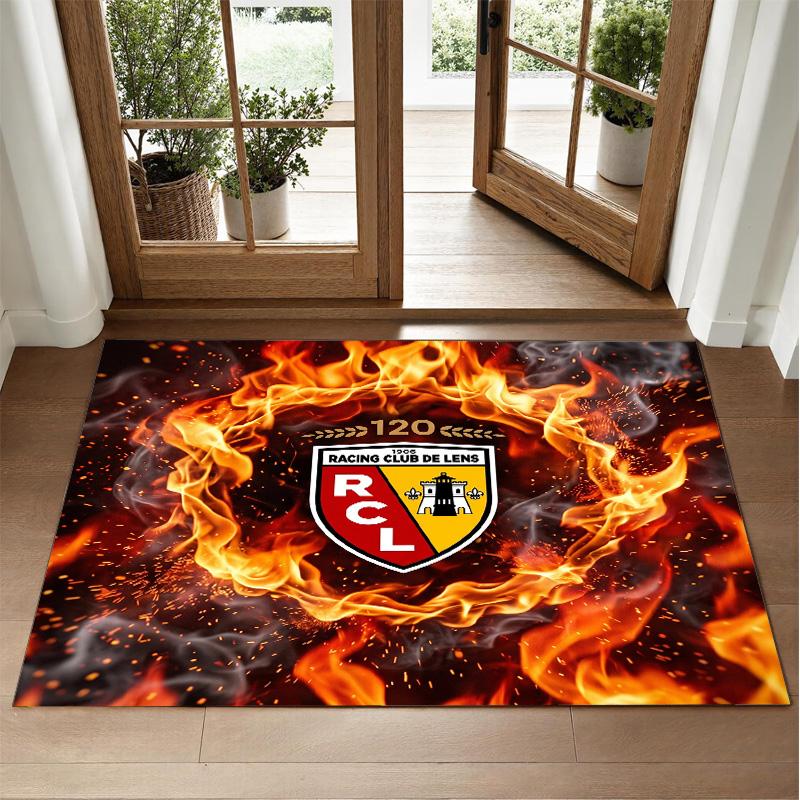 Lens FC Design Crystal Velvet Rug Soft Decorative Mat for Bedroom Entrance
