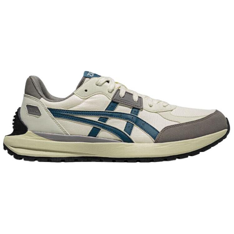 Asics Tarther Sc 2.0 Fabric Synthetic Leather Comfortable Versatile Running Low-Top Lifestyle Shoes Unisex Sneaker Beige Blue 1203A313-201