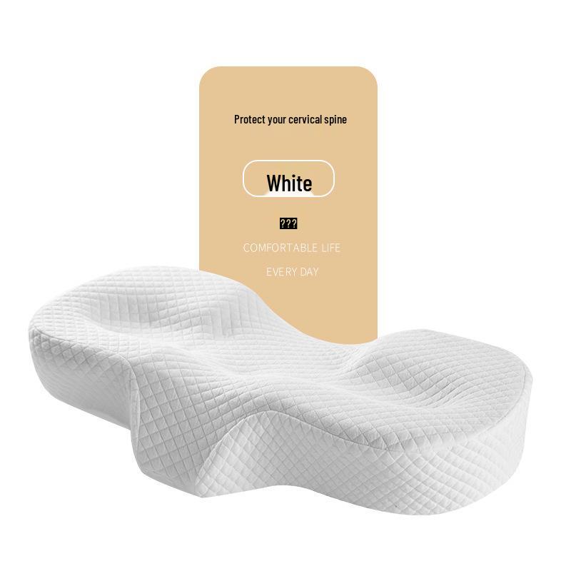 Butterfly Sleep Cervical Neck Support Pillow - Comfortable Slow Rebound for Adults