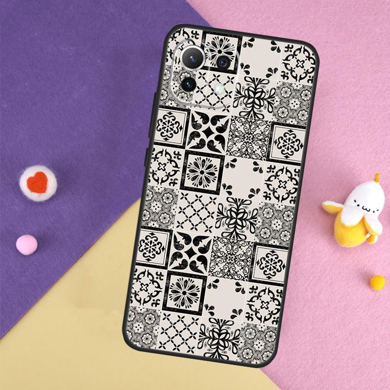 Moroccan Pattern Case For Xiaomi 15 Ultra 13 14 14T 11T 12T 13T Pro POCO X7 Pro X3 X5 X6 F5 F6 M6 Pro Cover