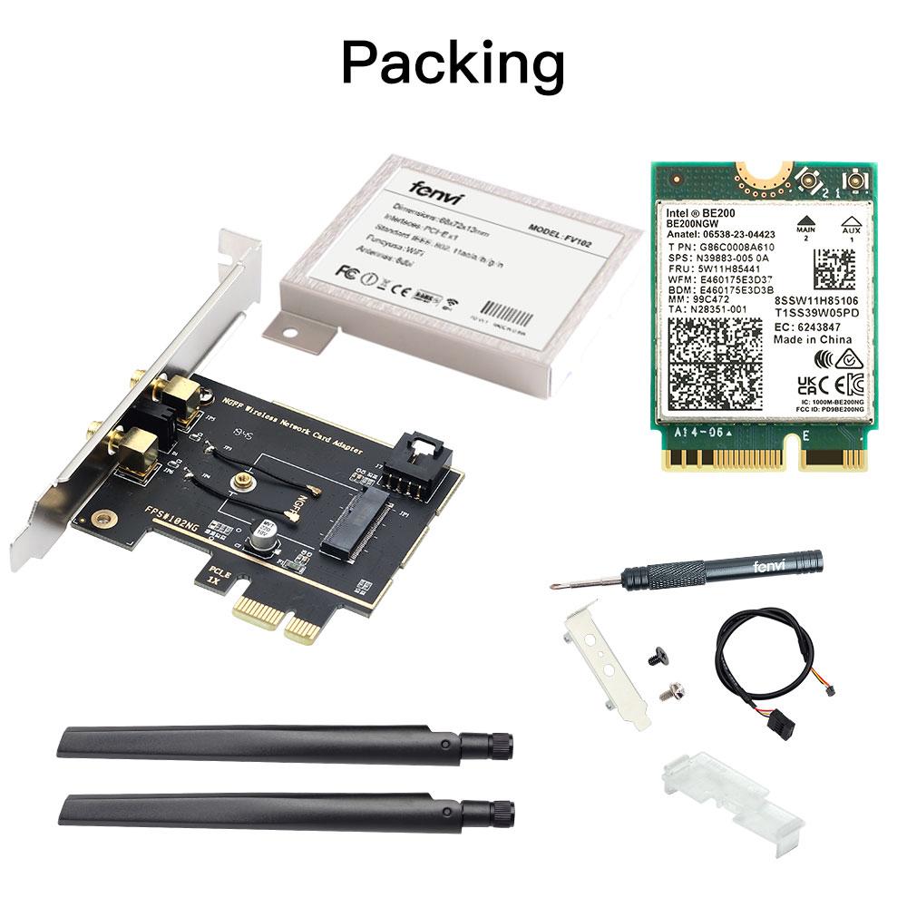M.2 2230 WiFi Card PCIE Converter Adapter - Compatible with AX200/AX210/MT7922, for PC/Desktop Wireless Card Conversion
