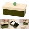 Stylish Ball Handle Lid Design Storage Container With Dividers Multipurpose Dustproof Box For Home And Office Use