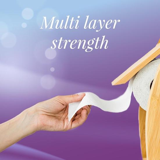 Origami Luxuria 3 Ply Toilet Tissue Paper Roll - Pack of 12 (140 Pulls Per Roll, 1680 Sheets)