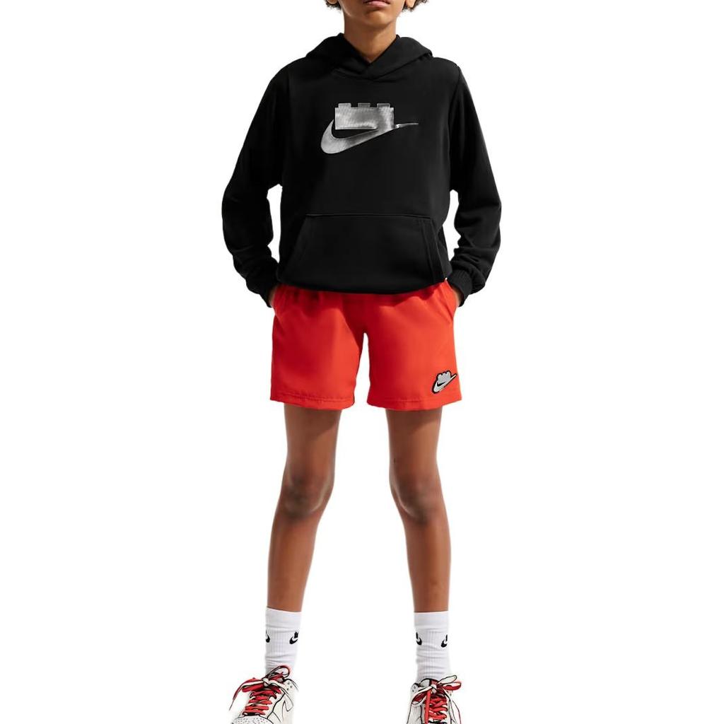 (GS) Nike x LEGO Collection Hoodie 'Black Smoke Grey' Kids' IO3116-010