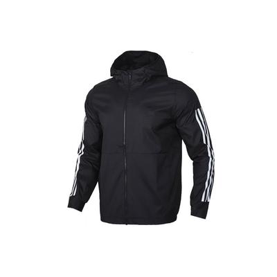 Sports Hooded Jacket Men Tops Black FM9428