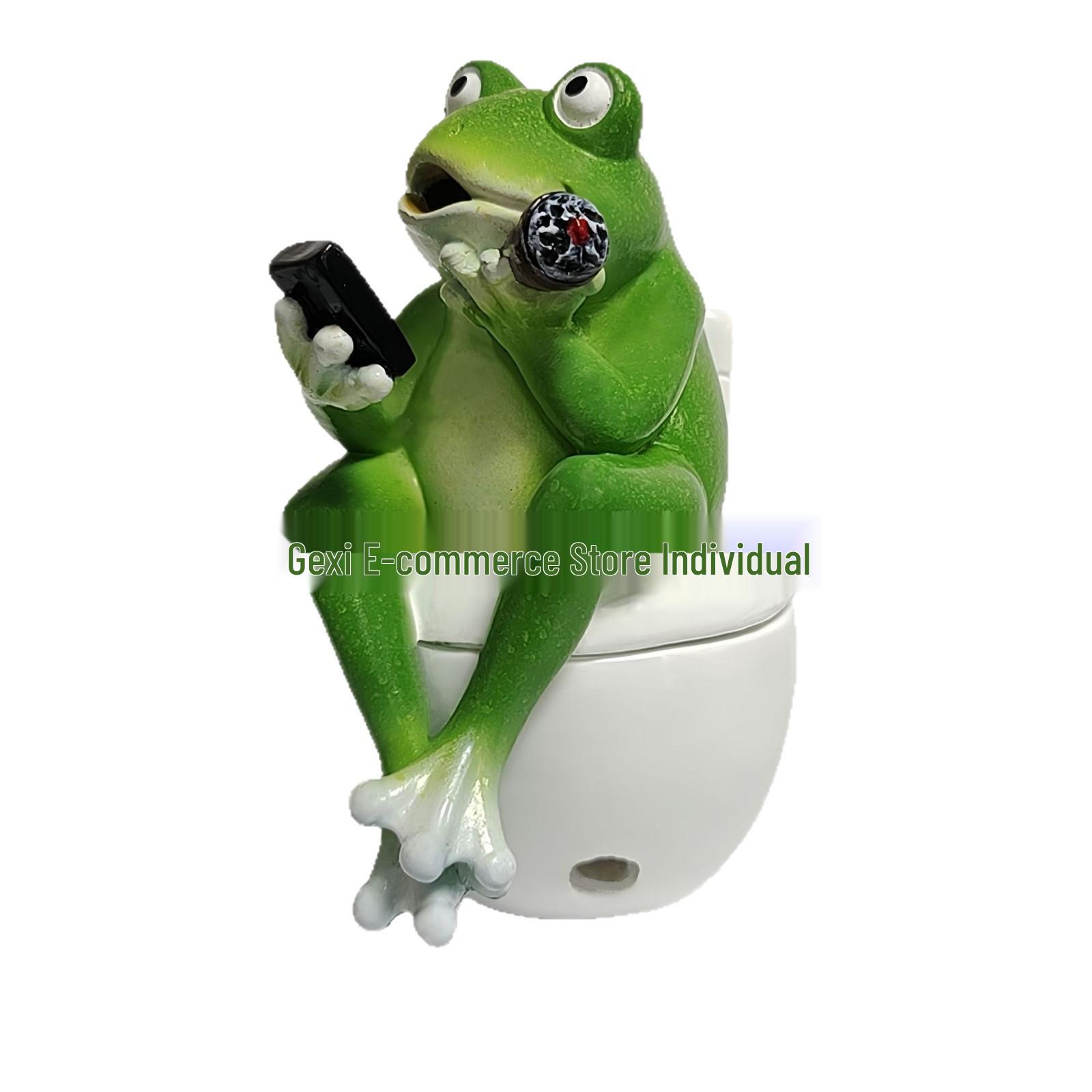 Cartoon Frog Incense Burner & Creative Flower Pot Decor
