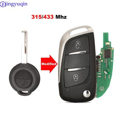 Jingyuqin Llave Inteligente Modificada para Coche 315/433 Mhz Para Mitsubishi Colt Warior Carisma Spacestar Para Transmisor Inteligente