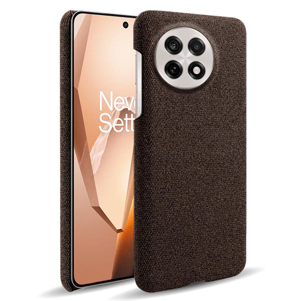 Phone Case for OnePlus 13R 5G/Ace 5 5G/Ace 5 Pro 5G Cloth Texture Anti-Scratch Protective PC Back Cover