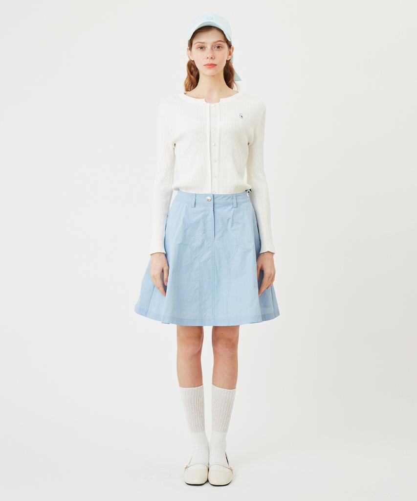 A Ben A-Line Midi Skirt Sky Blue