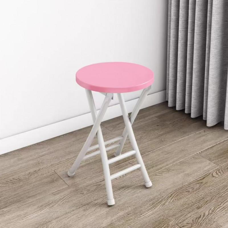 Portable Folding Chair With Backrest Home Dining Student Dorm Office Training Lightweight Metal Frame