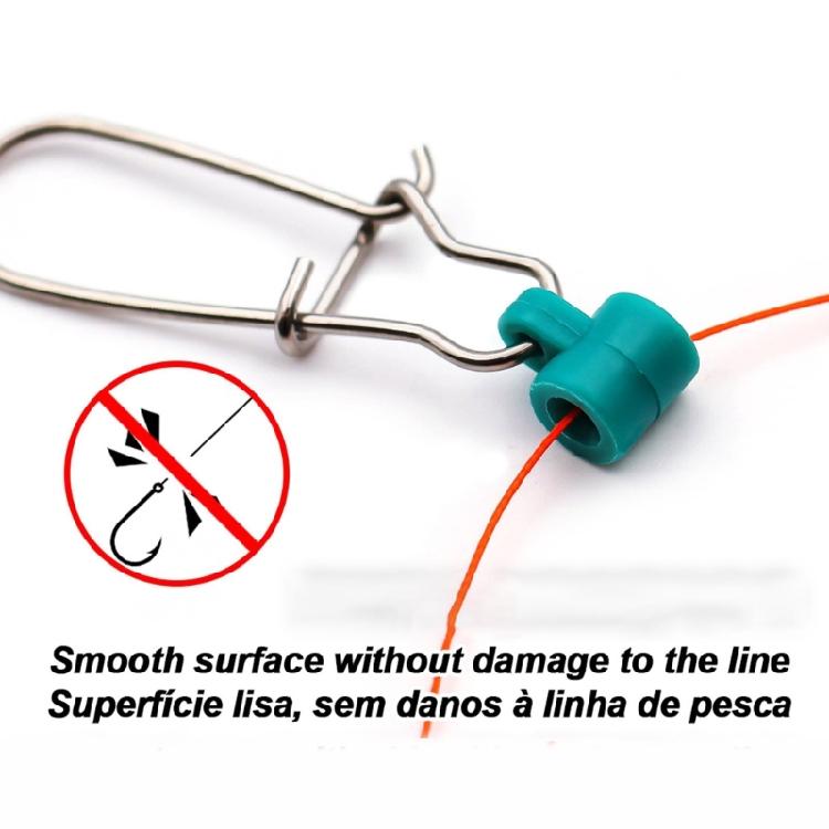 25PCS Stainless Steel Fishing Line Sinkers Lock Snaps Universals Fishing Float Connectors Fishing Clip Hanging Baits Pin
