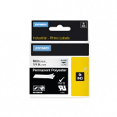 Dymo Rhino Pro Μαύρη Μόνιμη Πολυεστερική Ταινία Ετικετών (6x6mm)