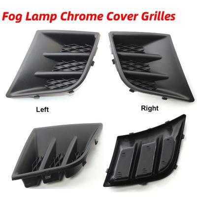 Grille de Phare Antibrouillard de Pare-chocs Avant Gauche Droite Phare Antibrouillard Cache Chromé 7422A9/7422A8 Grilles Cache de Phare Antibrouillard pour Peugeot 107 09-12