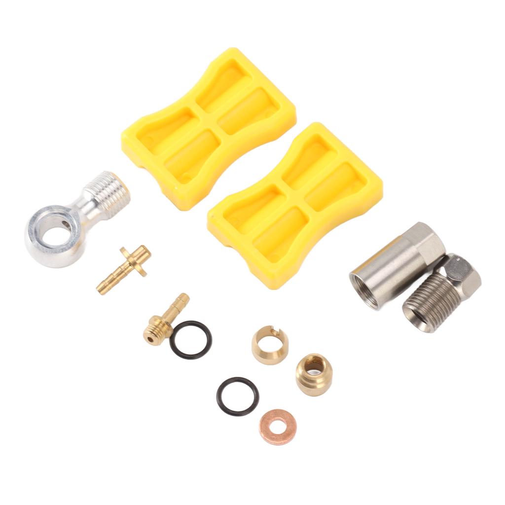 Fahrrad Bremsleitung Verbinder Wiederverwendbare Olive Verbindungsstück Hydraulik Verbinder Set für Mountainbike