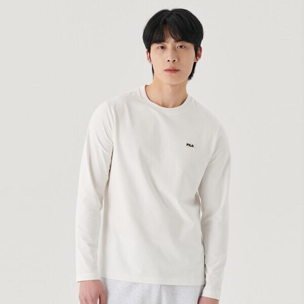 Fila Long Sleeve T shirT Wappen white/100