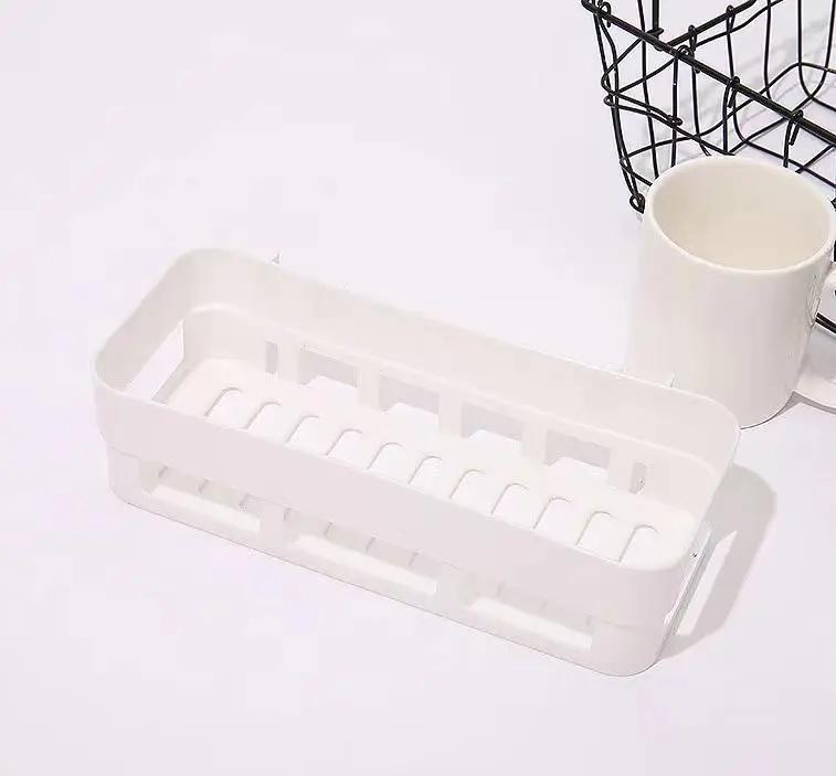 Organizator Raft Baie Toaletă Adeziv Coș Depozitare Șampon Gel Decor Raft Colț Duș Accesorii