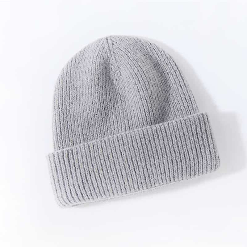 Winter New Style High-end Imitation Cashmere Warm Thickened Knitted Hat Fashionable Versatile Adult Hat