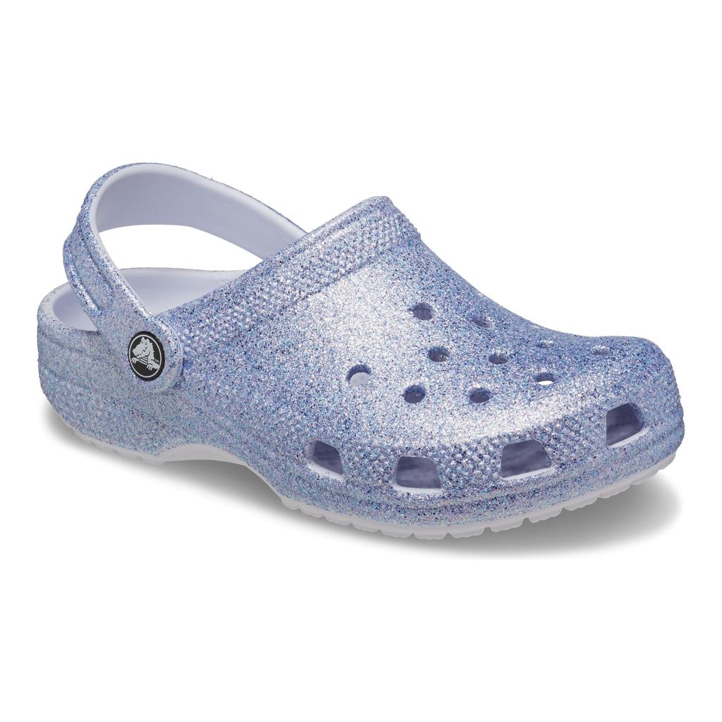 Crocs Round Toe Flat Childrens Sandals Kids Sandals Silver 206992-4PC