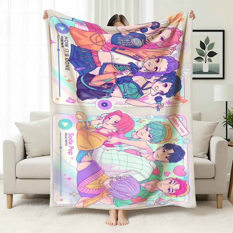 Kpop Witchers Witchers Peripheral Blankets Blankets Flannel Nap Blankets Blankets Printed Office Sofa Blankets