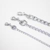 Solid Pattern Outdoor Heavy-Duty Easy Iron Chain Clip Classic Style Key Pitbull Dog Leash for Small and Large Dogs