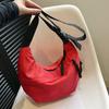 Casual Canvas Crossbody Bag For Women Designer Black/White/Red Shoulder Bags Large Capacity Tote Men Travel Shopping Bag 2026