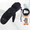 Upgraded Winter Touchscreen Waterproof Snowboard Mittens with Warm Five-Finger Lining