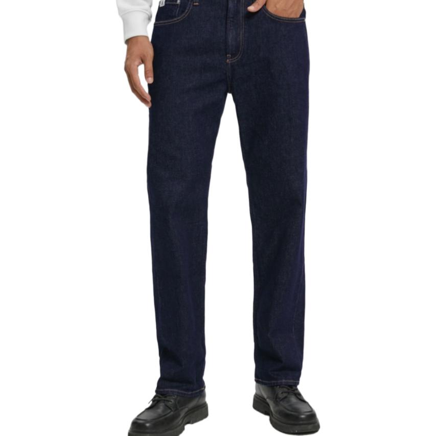 Calvin Klein Jeans Men's Blue Moderate Straight Fit Pants J322288