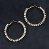 Oversize Exaggerated Women's Hoop Earrings Mini Pearl Beads Loop Earrings for Female Bohemian Ear Decoration Female Ear JewelryGood product