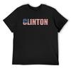 Sequin Print Clinton T-Shirt Plain Blanks Shirts Men Graphic