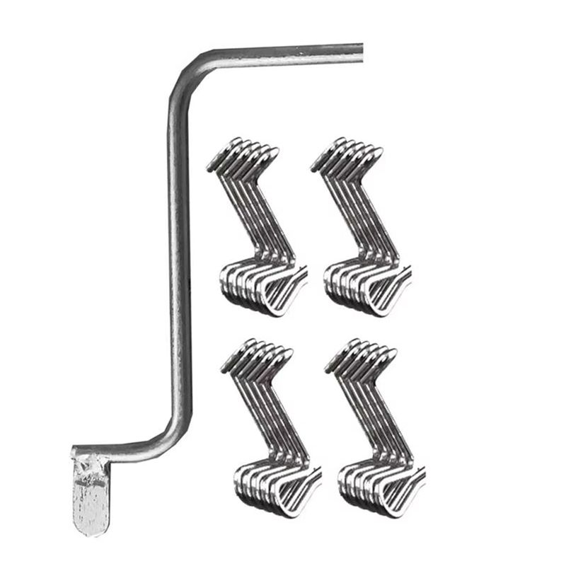 

AEE4-Fence Wire Tensioning Tool 20X Wire Tighteners With Handle Metal Stretcher Repair Supplies For Outdoor Farm Garden срібний