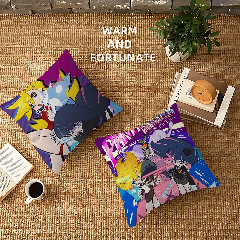 Panty And Stocking With Garterbelt Pillow Cover Sofa Cushion Cover Home Room Decoration Children Gift