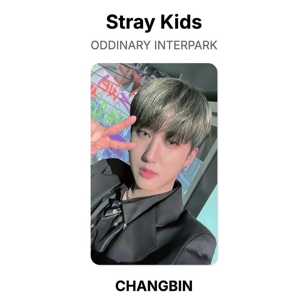 Stray Kids ODDINARY INTERPARK Official Photocard