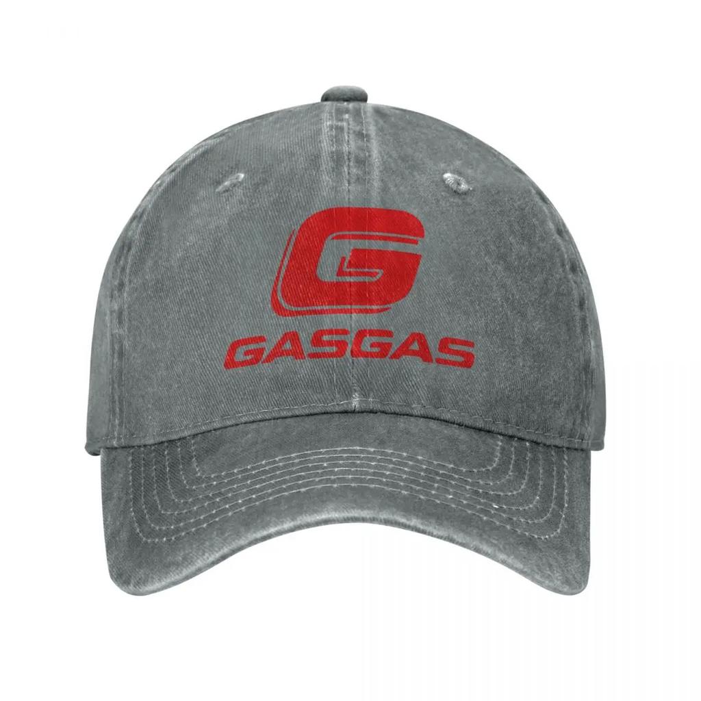 GasGas Moto Enduro Uomo Donna Cappellini da Baseball Montagna Denim Usurato Cappello Outdoor Corsa Golf Vestibilità Regolabile Cappellino da Sole