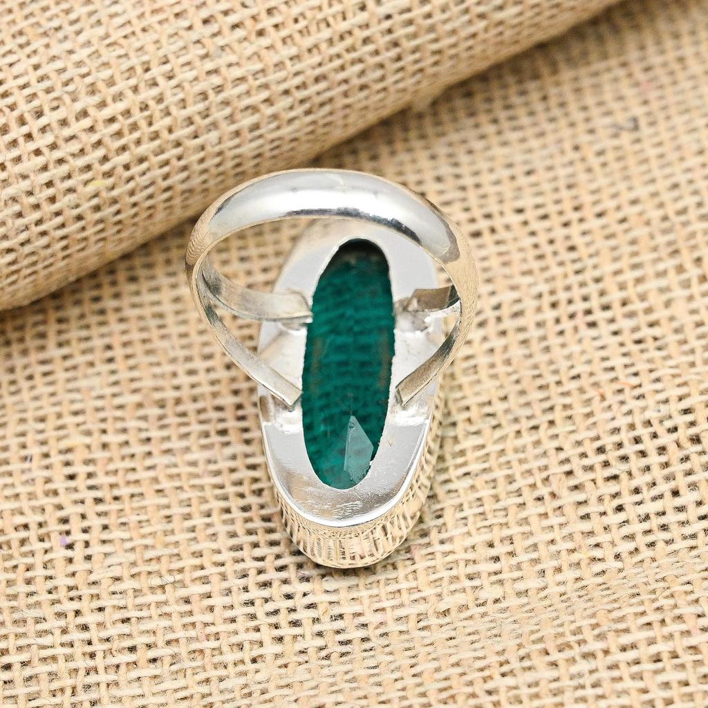 Indicolite Gemstone Handmade 925 Solid Sterling Silver Jewelry For Her