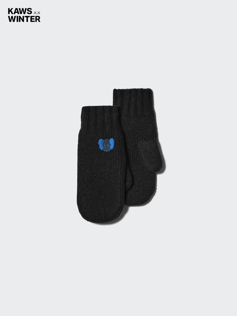 Uniqlo Kids Kaws Heattech Supleyan Knit Meather