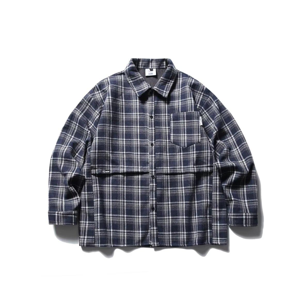 

Рубашка с длинным рукавом с буквенным принтом 2024 года в японском стиле в стиле Гонконга, свободная рубашка для мальчиков, летнее модное универсальное повседневное пальто 2XL темно-синий