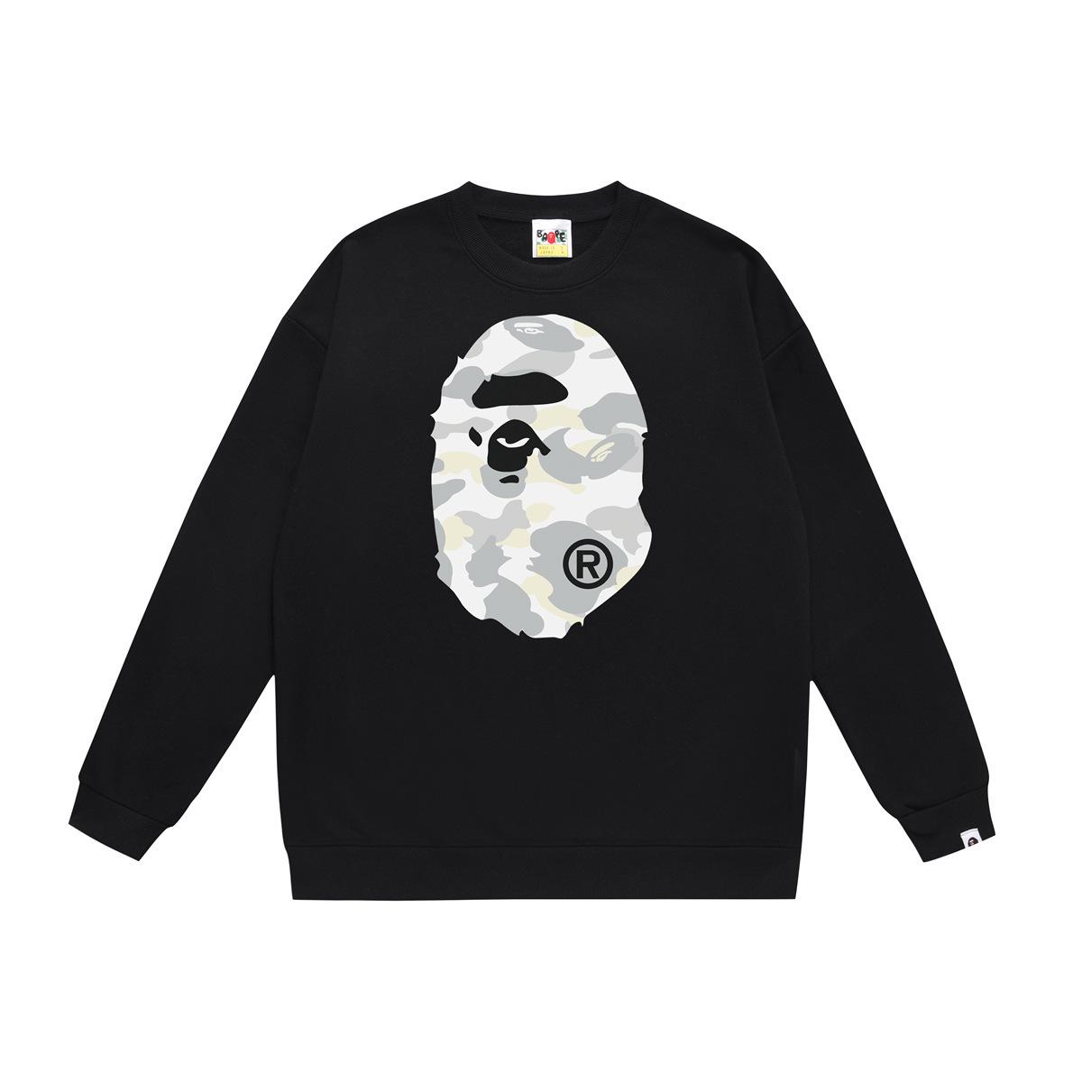 

Унисекс Худи BAPE Ape Head с принтом - Модный Осенне-Зимний Хип-Хоп Стиль Small