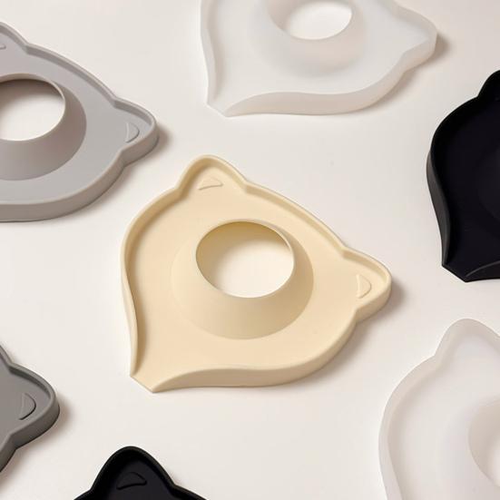 Silikonová ochrana proti stříkající vodě z kohoutku Roztomilý kreslený zachytávač kapek s odtokovým otvorem Flexibilní snadno instalovatelná podložka pod kohoutek do kuchyně koupelny