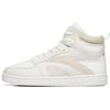 Anta Casual Slip Resistant Cushioning Abrasion Resistant High top Skateboard Shoes Women's Gray White Yellow 122238067-3