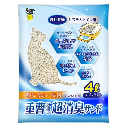 

Супер Дезодорирующий Песок с Эффектом Пищевой Соды для Системных Туалетов, 4 л