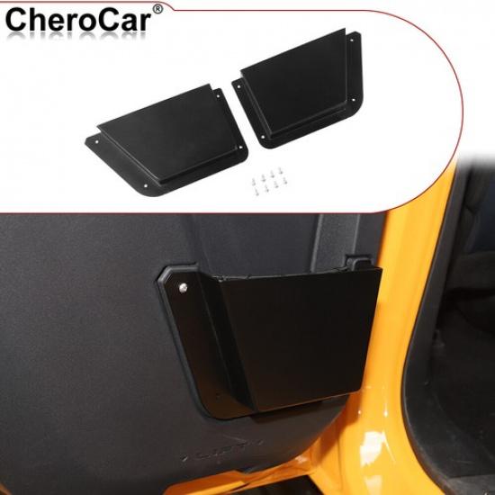 2x Iron Rear Door Net Pocket Storage Box Organize Tray For Ford Bronco -2025