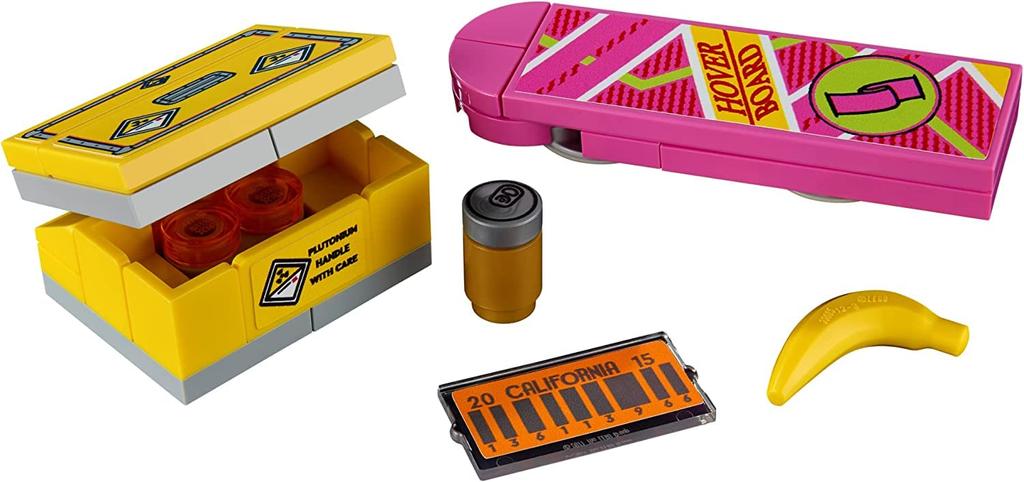 LEGO 10300 Back To The Future Time Building 1 of 3 Versions of The Car Machine, time-Traveling (1872 Pieces)