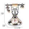 Handmade Telephone Clock Model Antique Telephone Clock Ornaments Simple Telephone Alarm Clock  Home