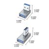 USB 3.0 Male To Female 90 Degree Right Angle Extension Adapter USB Upward Connector Data Sync for Laptop PC USB Fan