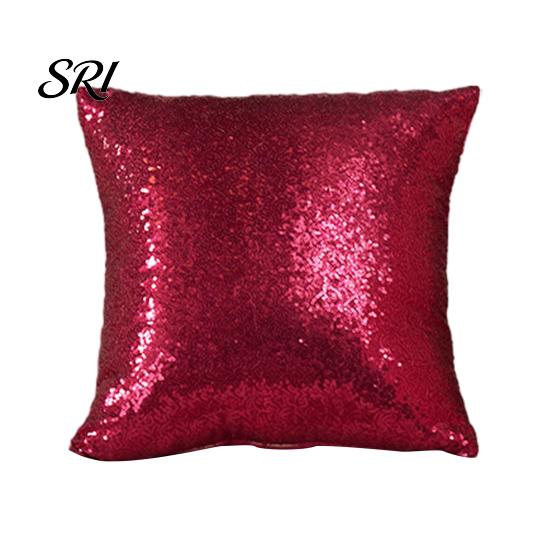 Elegant Pillow Cover Pillowcase Sequins Decorative Cushion Modern Farmhouse Soft Polyester Style for Sofa Bedroom Office Touch