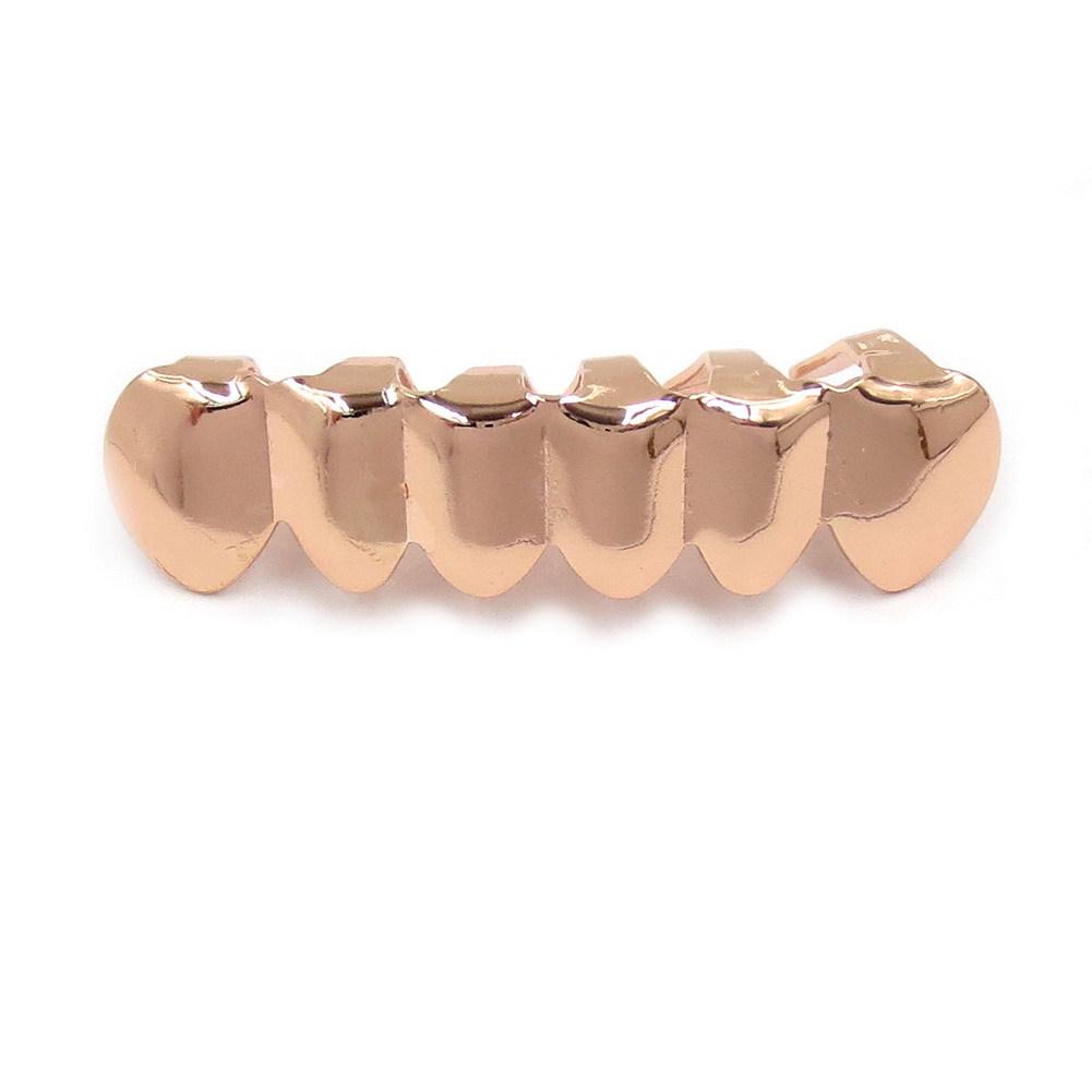 Gold-Plated Hip Hop Grillz - Twill Style