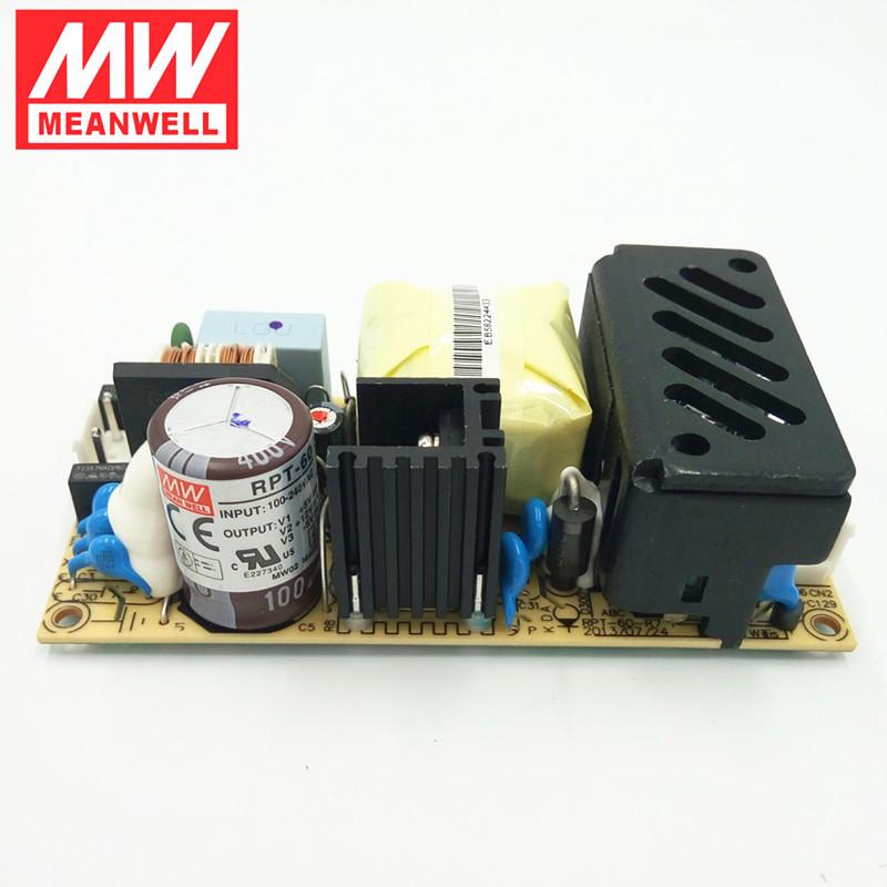 Taiwan RPT-60A 51W 12V/±5V Triple-Output Medical PCB Power Supply