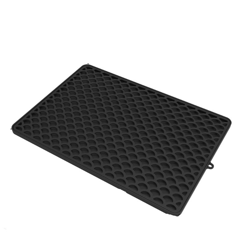 Silicone Double Layer Cats Litter Mat Waterproof Base Detachable  For Home Cage Use Foldable   Pet Accessory